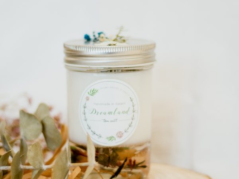 Nến thơm hoa Dreamland Handmade