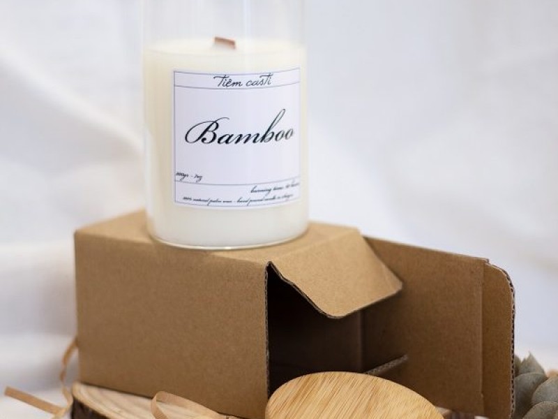 Nến thơm hương Bamboo- Tre xanh